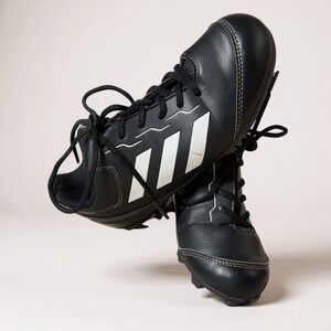 Adidas Kids Soccer Football Cleats Shoes Black White Size 2‎ Youth